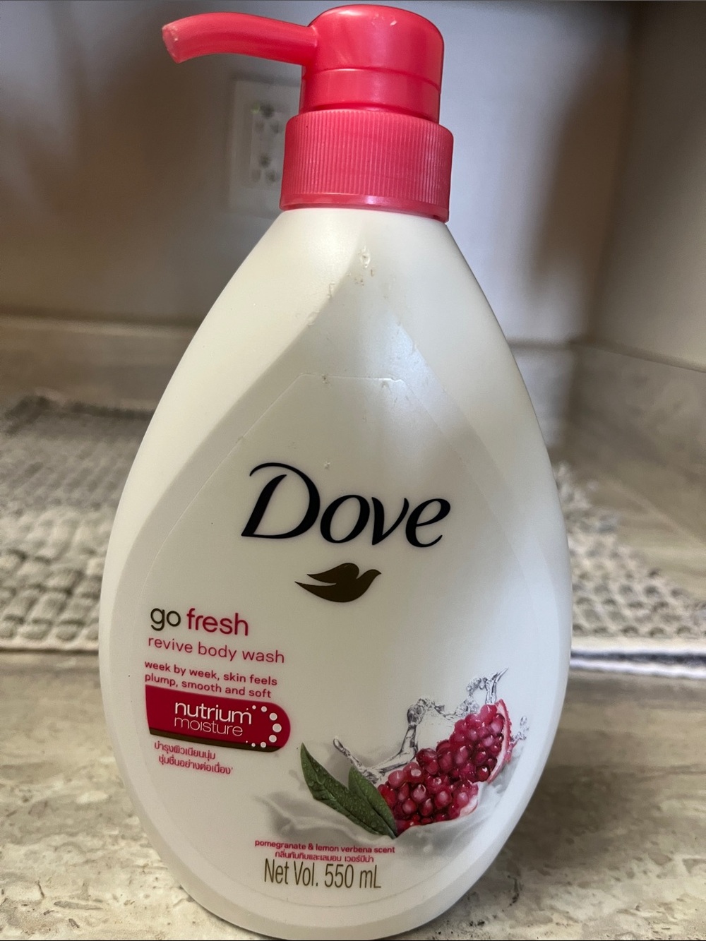 Dove Go Fresh Revive Body Wash - Pink Pump